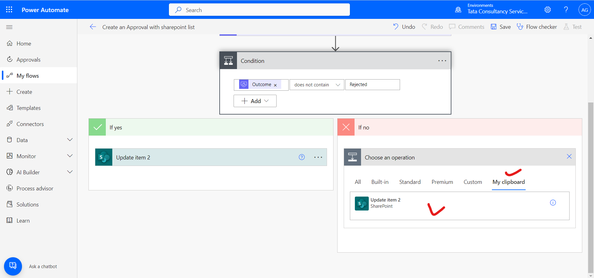 Create an Approval Flow with SharePoint list