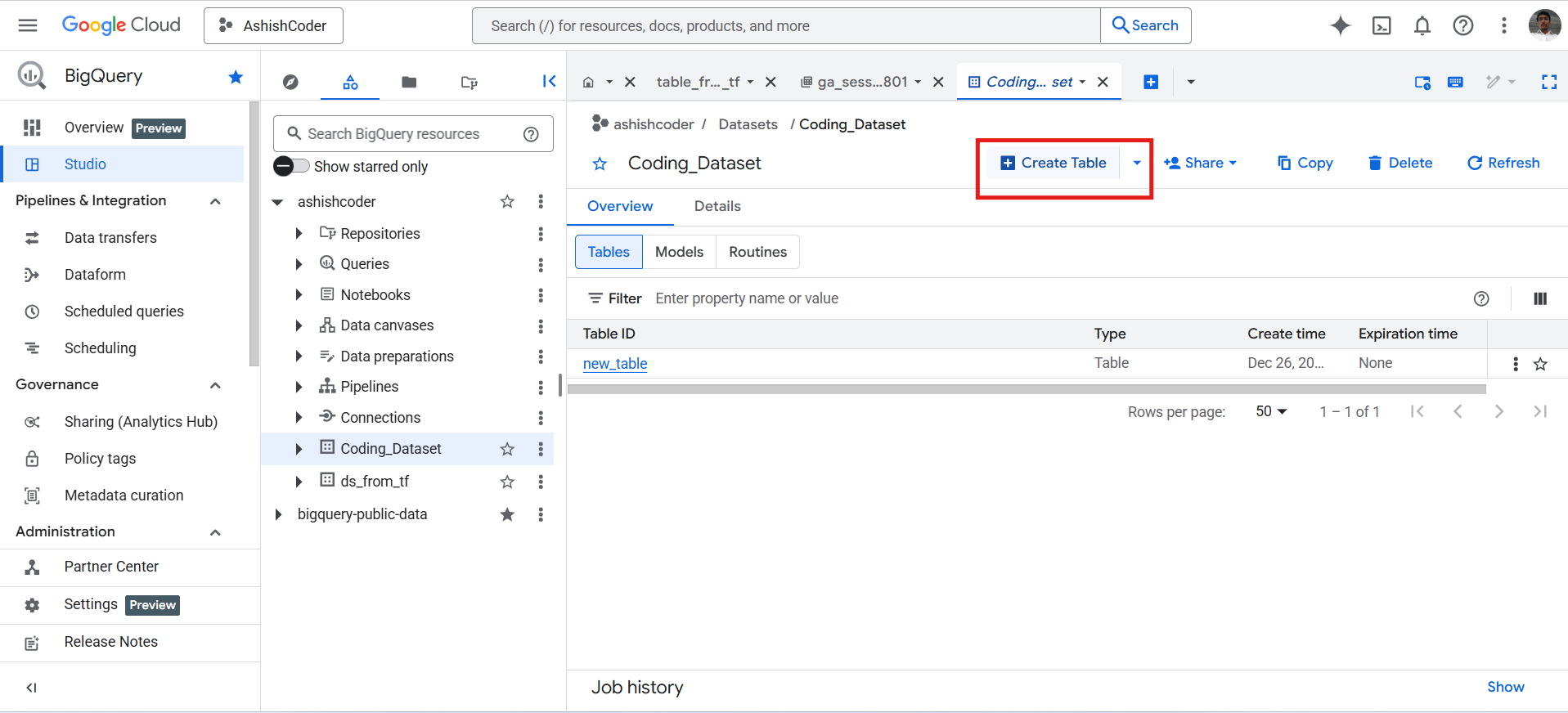 Clustered table in BigQuery