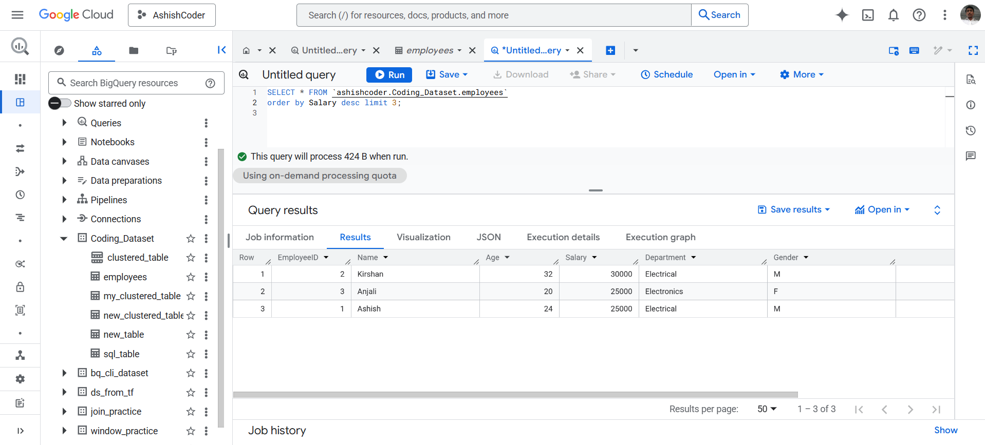 LIMIT keyword in BigQuery