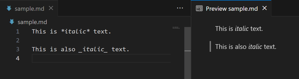 Markdown in GitHub Markdown in GitHub