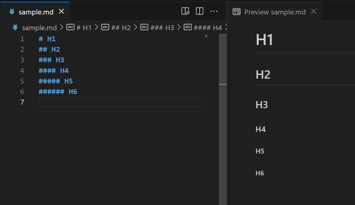 Markdown in GitHub