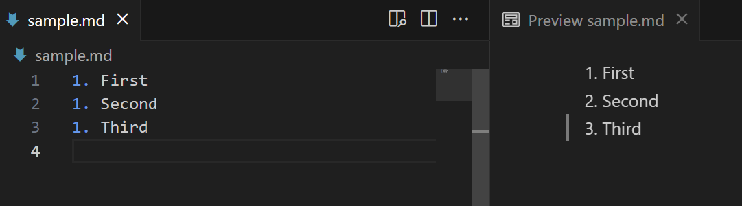 Markdown in GitHub Markdown in GitHub