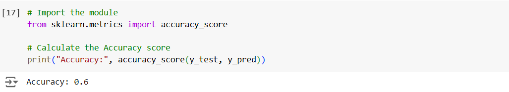 DecisionTreeClassifier Algorithm in ML