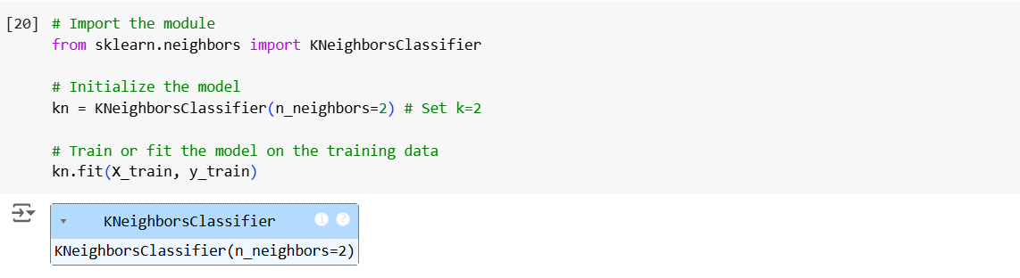 KNeighborsClassifier Algorithm in ML KNeighborsClassifier Algorithm in ML