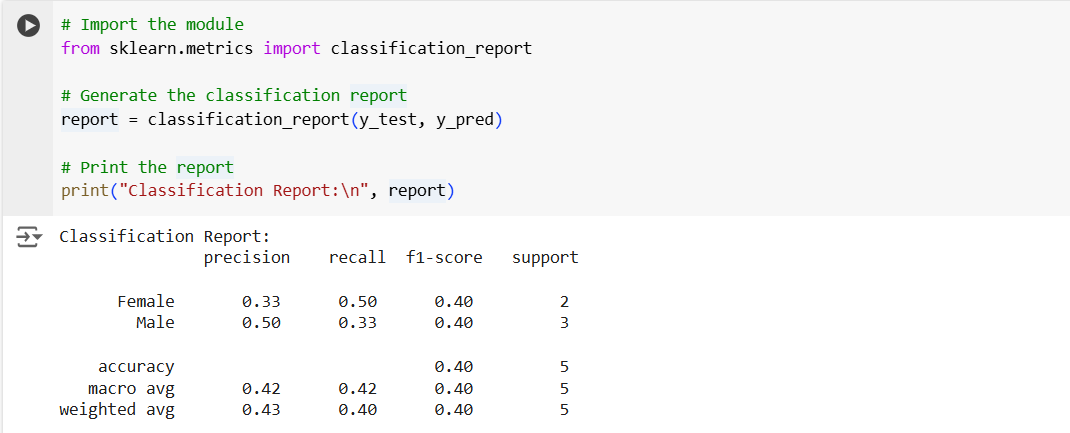 KNeighborsClassifier Algorithm in ML