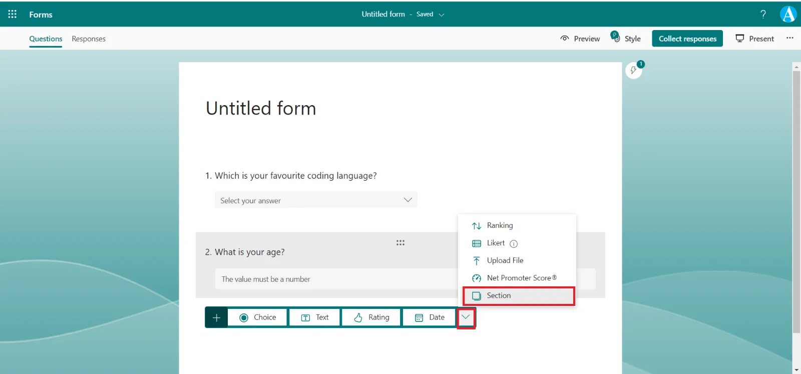 Microsoft Forms