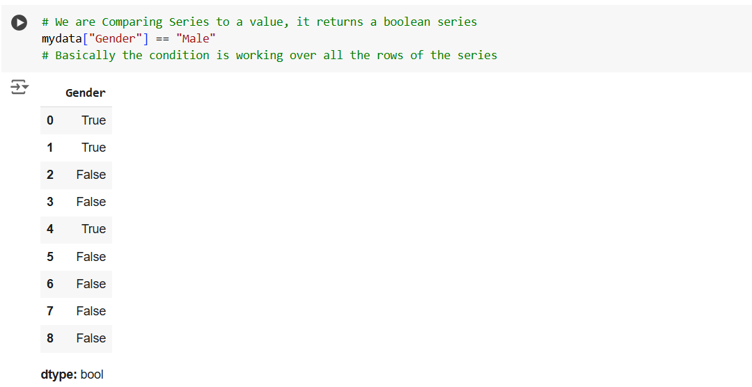 Filter rows from a Pandas Dataframe