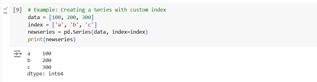 Series in Pandas