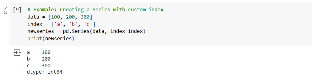 Series in Pandas Series in Pandas
