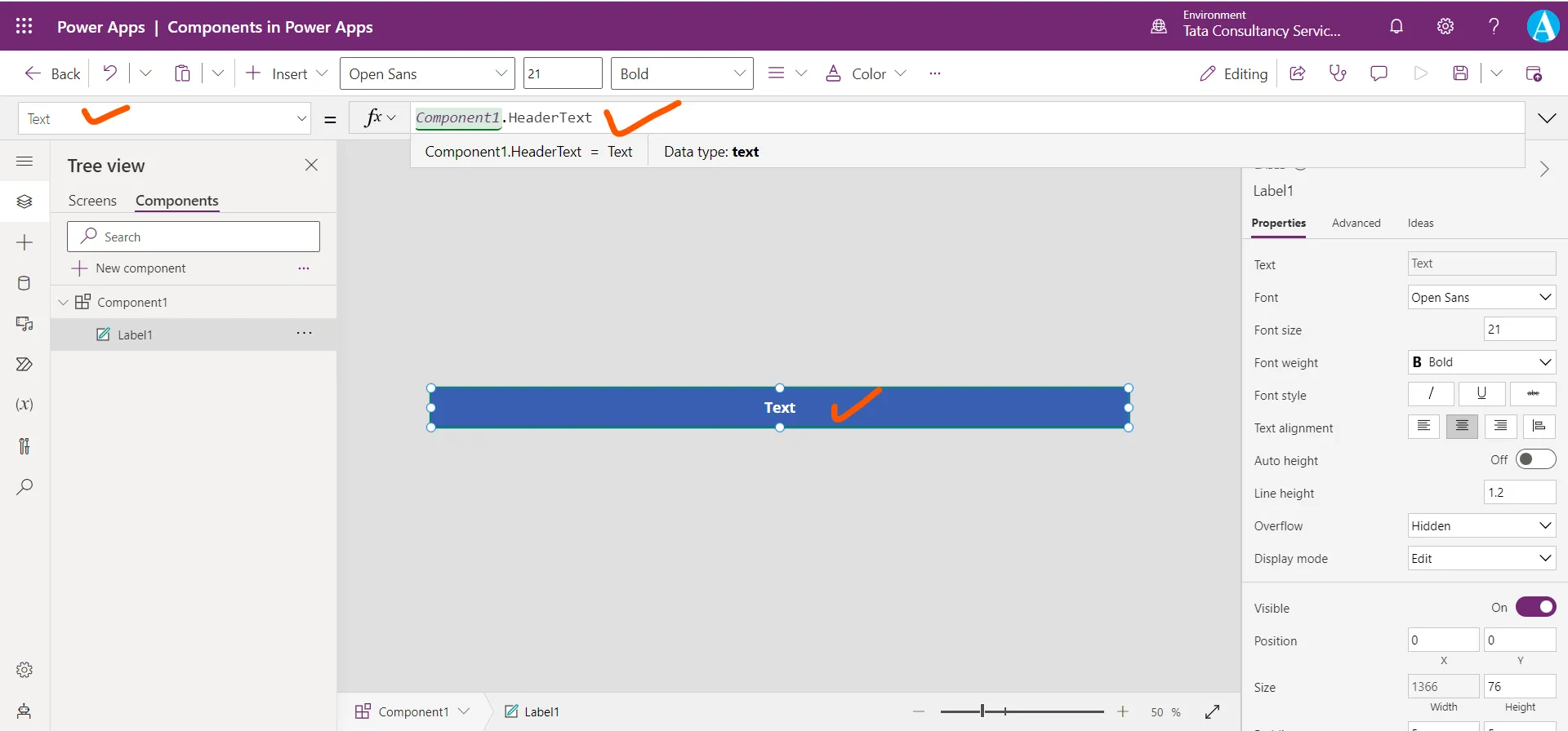 Components in Power Apps