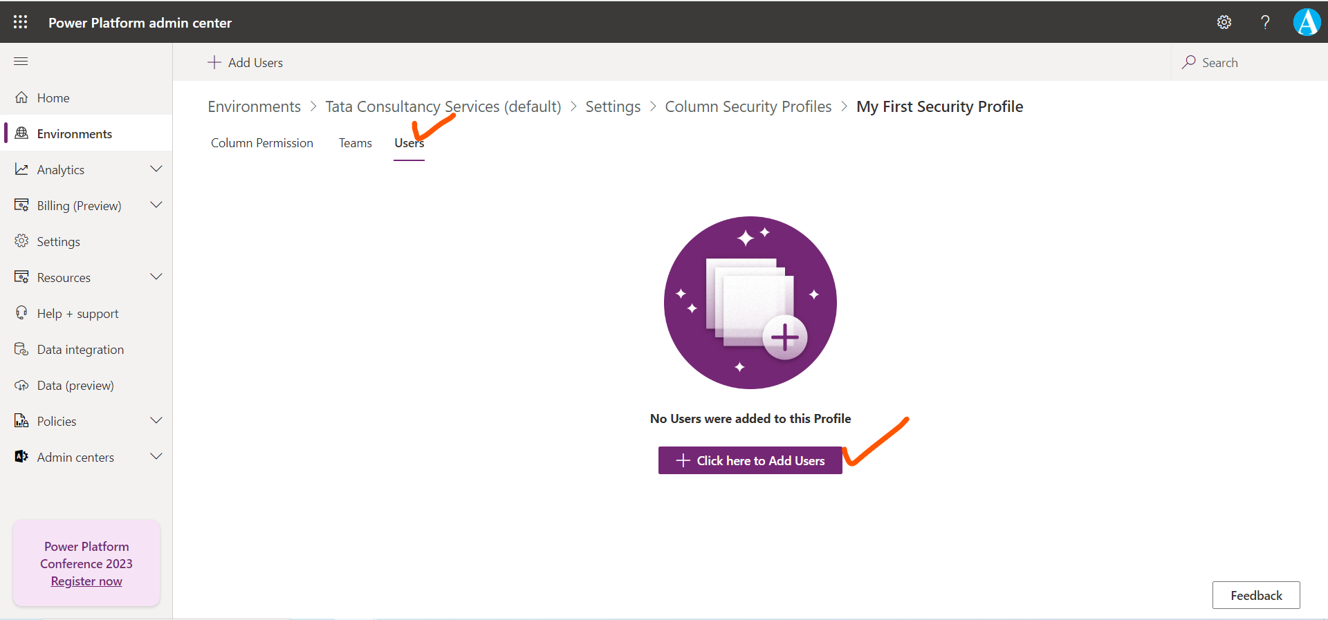 Column Level Security in Power Platform