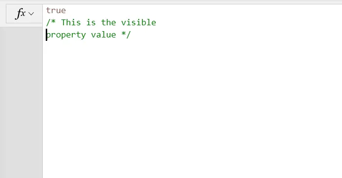 Comments in Power Apps Code