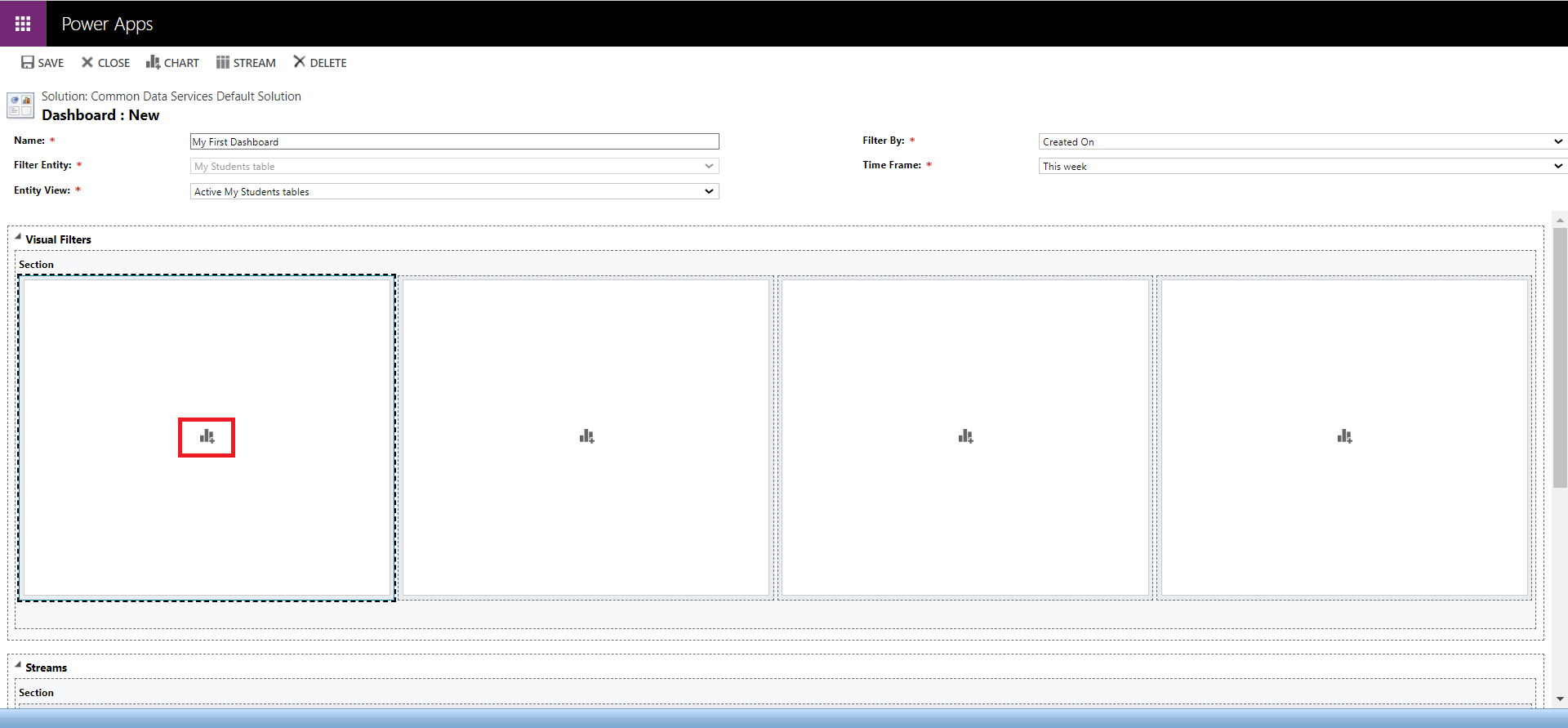 Configure charts and dashboards in model-driven apps