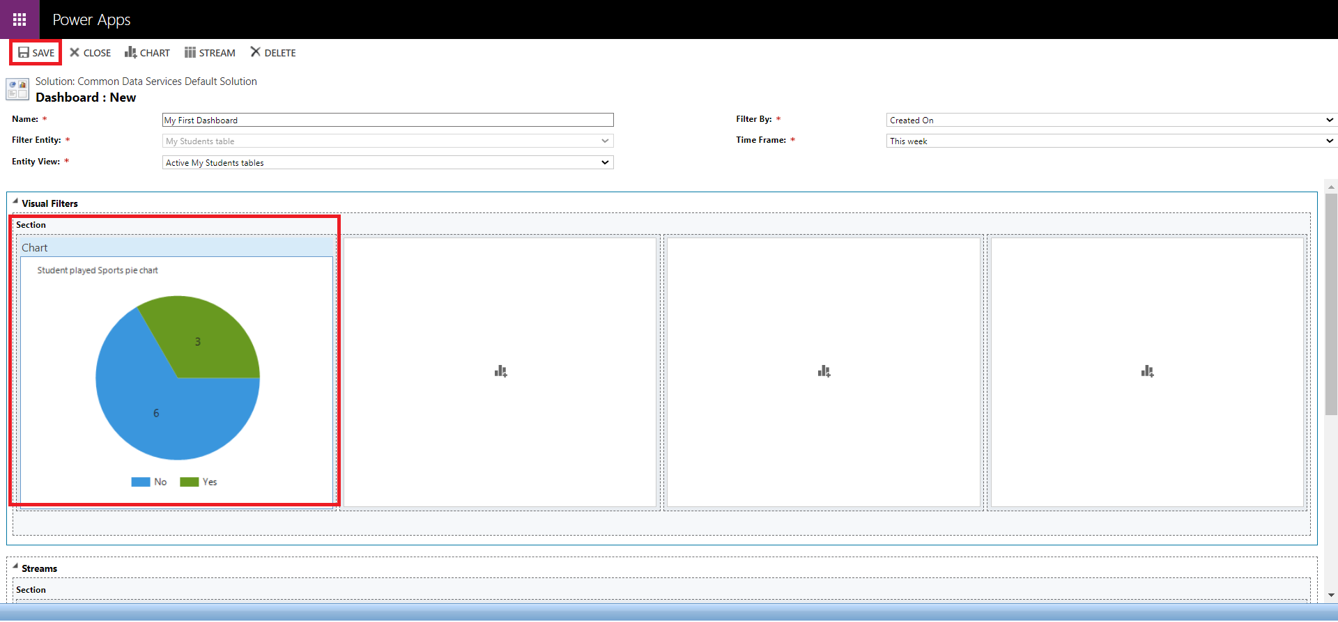 Configure charts and dashboards in model-driven apps