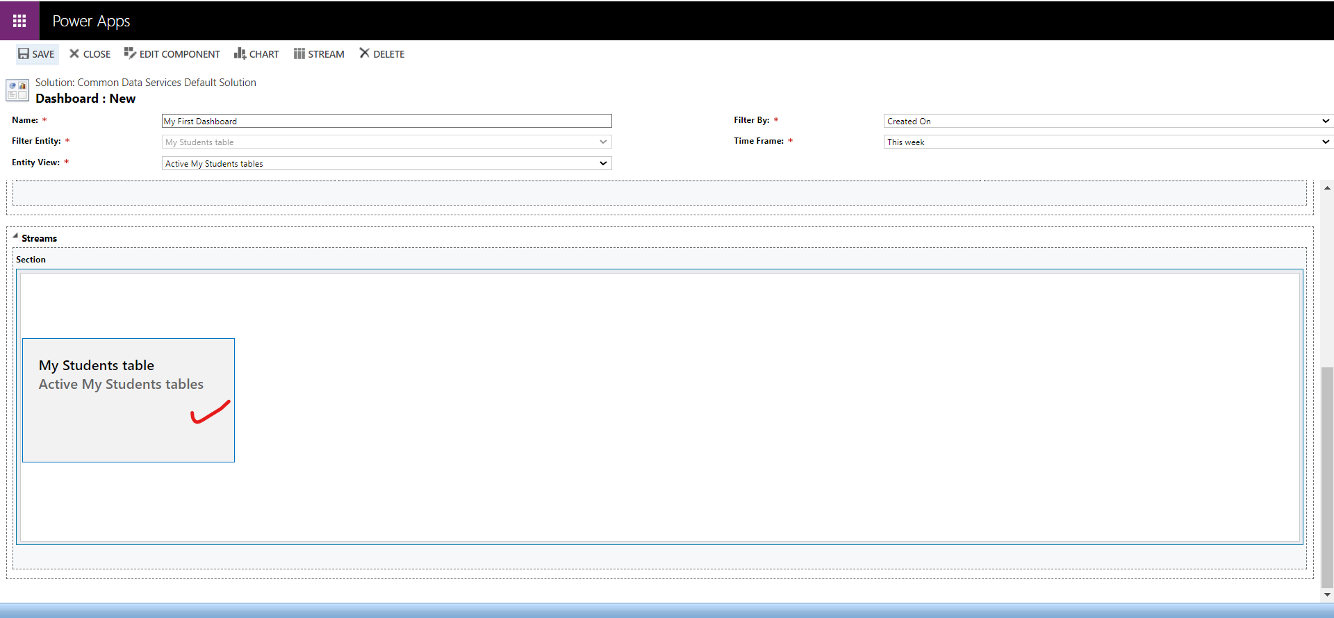 Configure charts and dashboards in model-driven apps