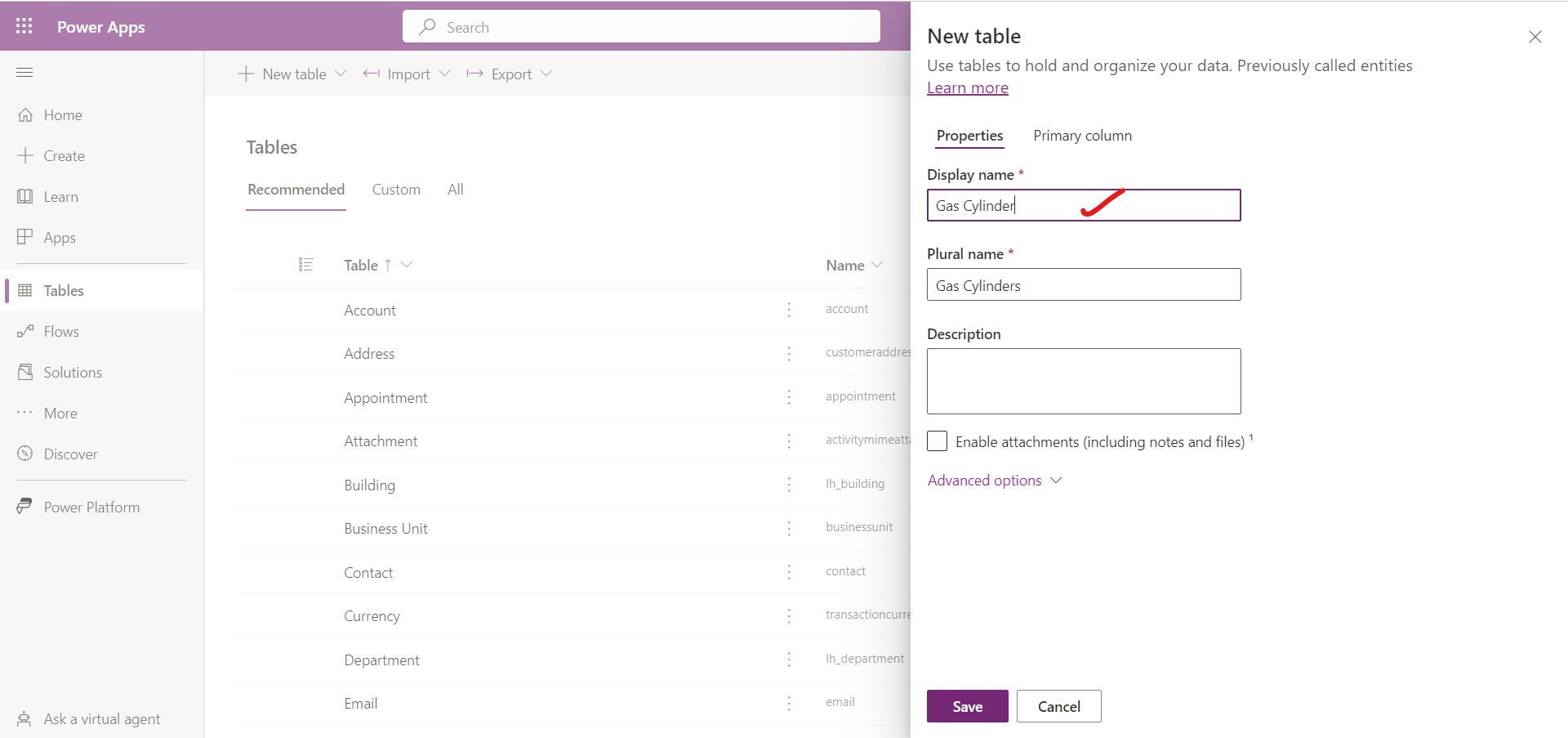 Create a Calculated column in Dataverse