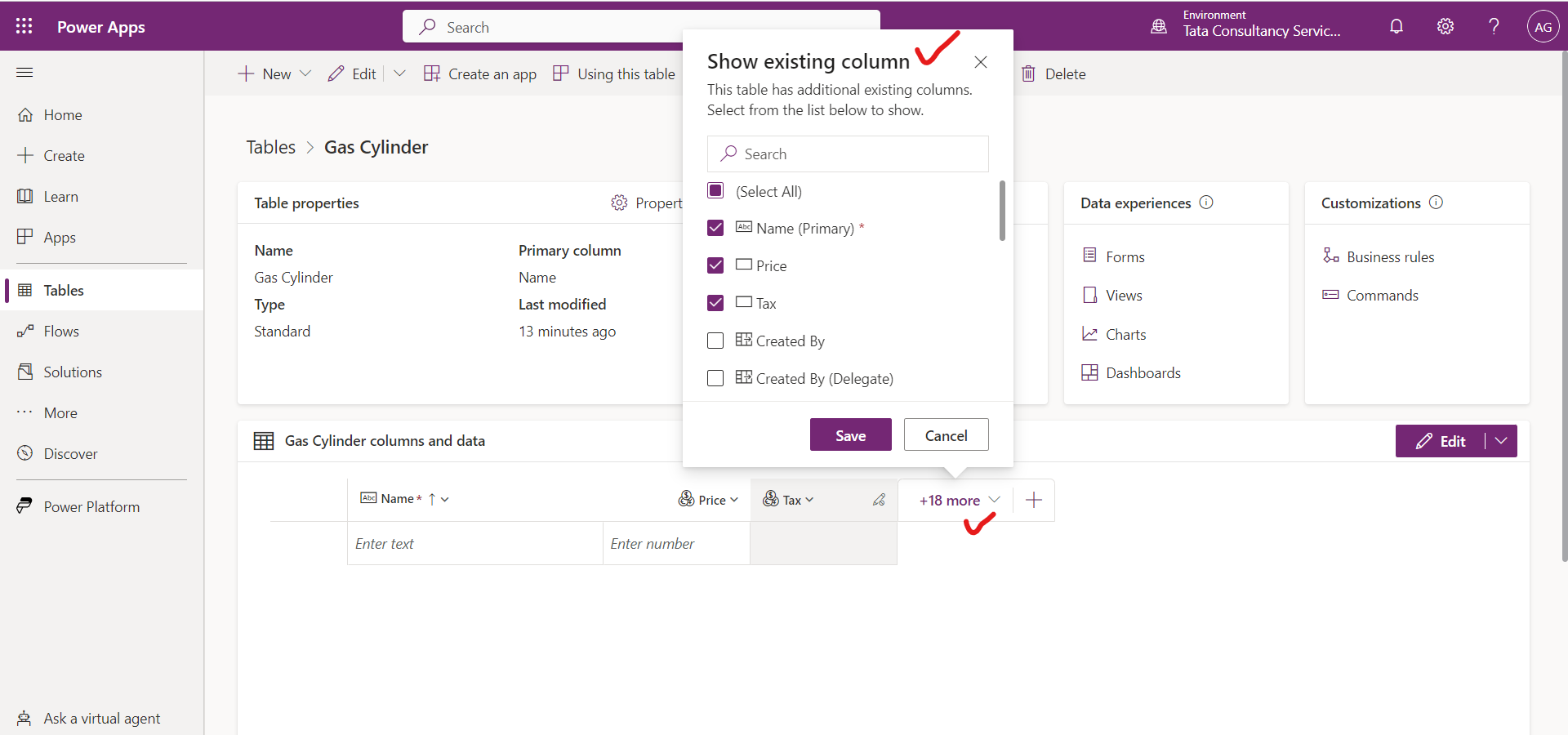 Create a Calculated column in Dataverse