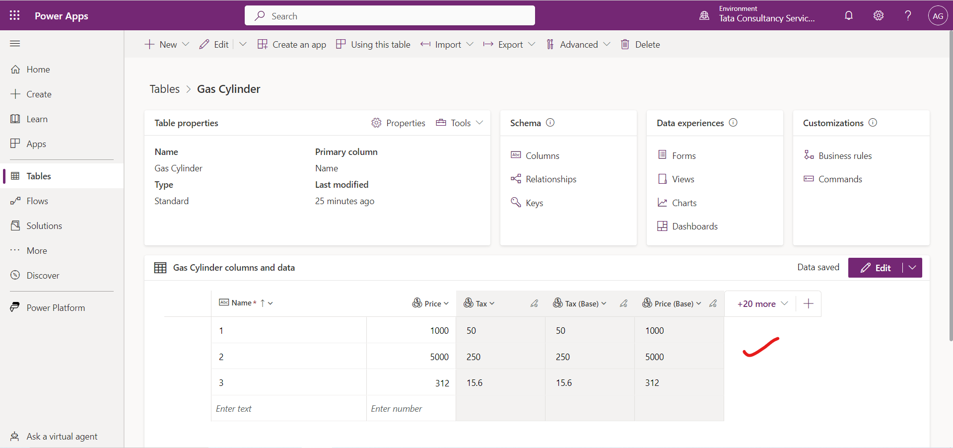 Create a Calculated column in Dataverse