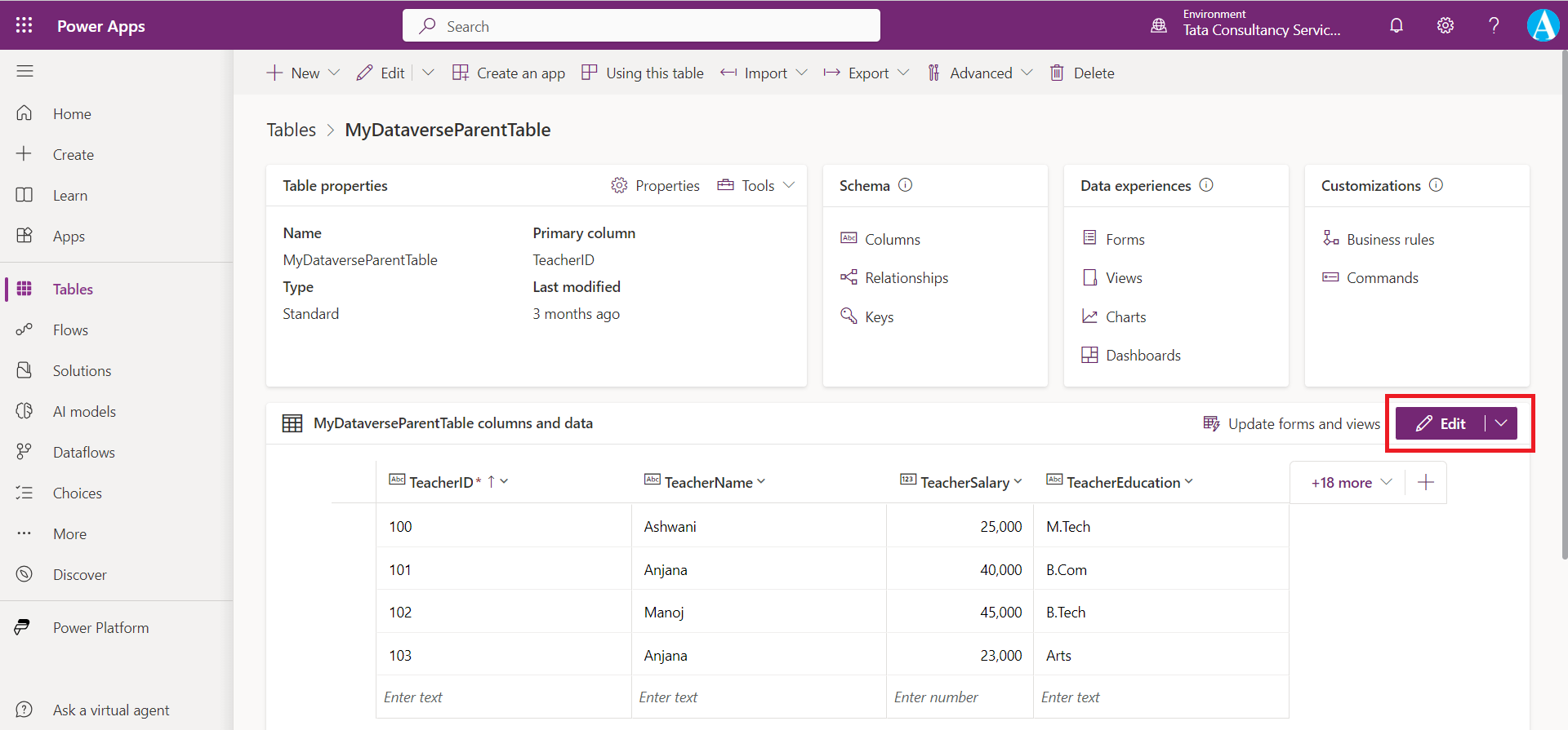 Forms in Model Driven Apps