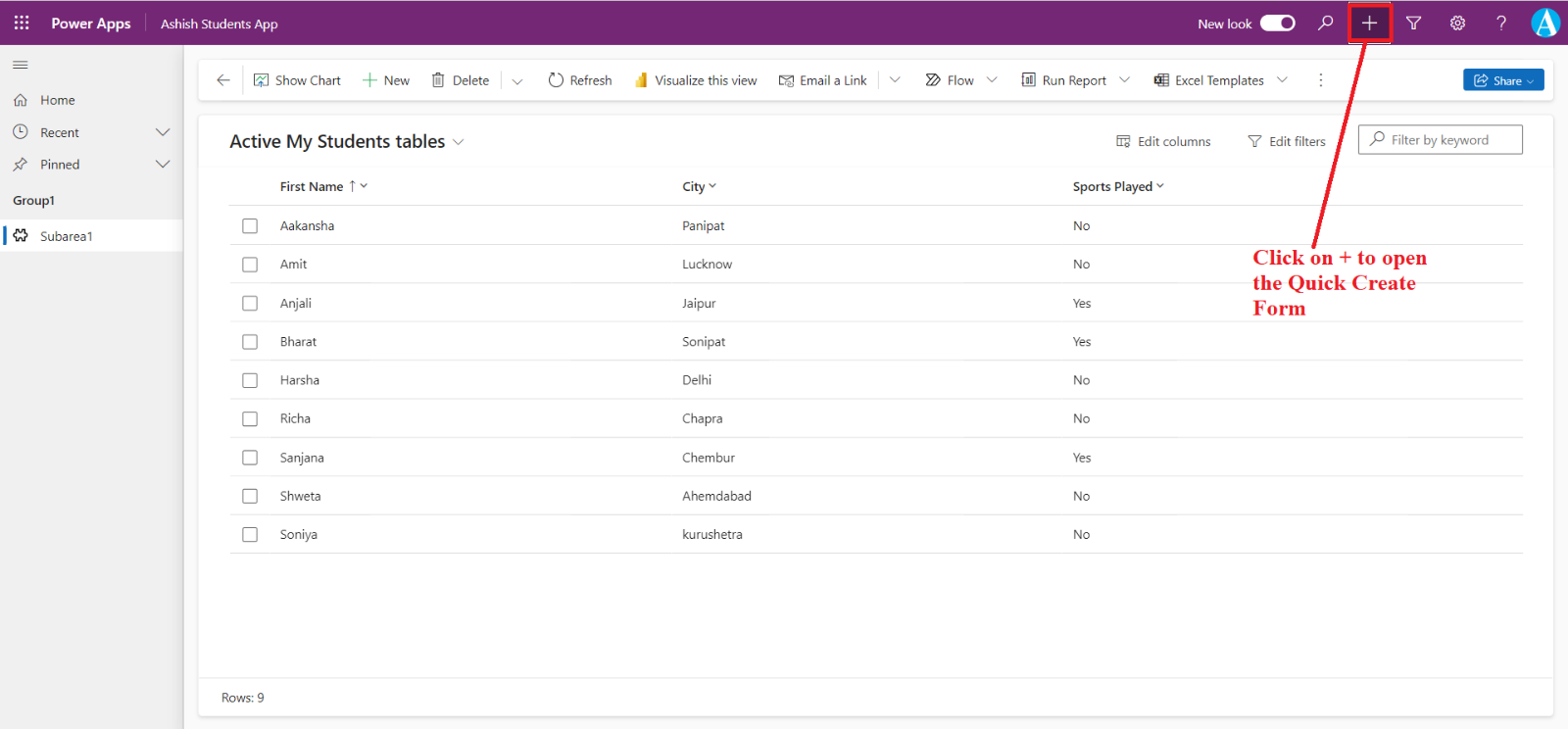 Forms in Model Driven Apps