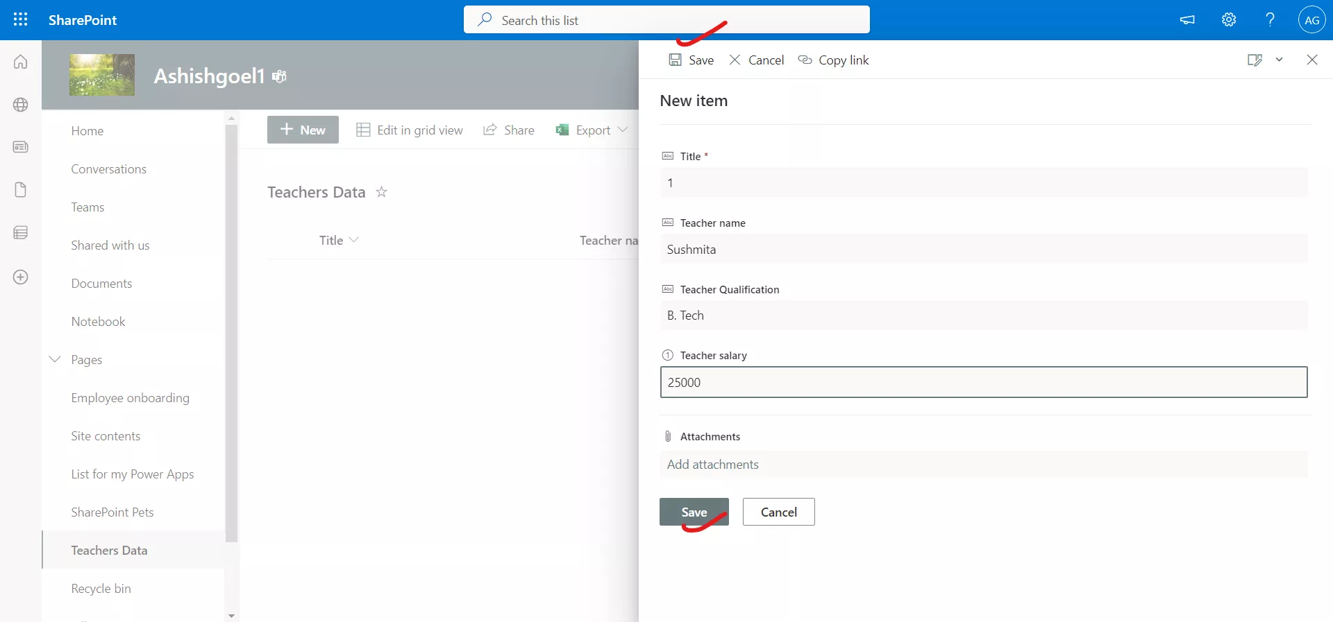 Import data into the Microsoft Dataverse Table