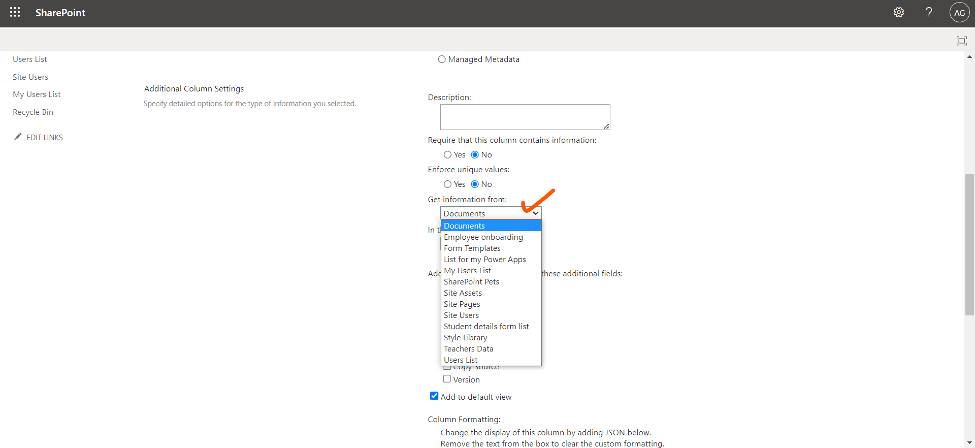 Relationships in SharePoint list and Power Apps