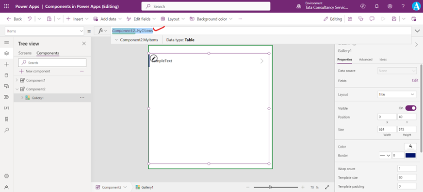 Sidebar Navigation Component in Power Apps