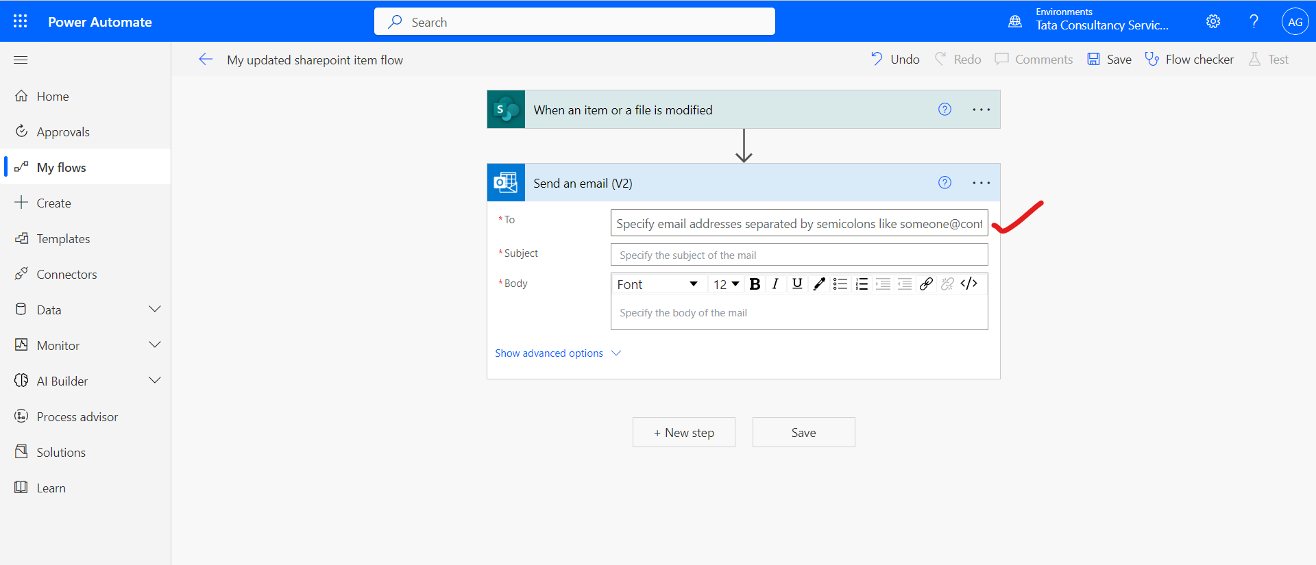 Add a condition to a Power Automate flow