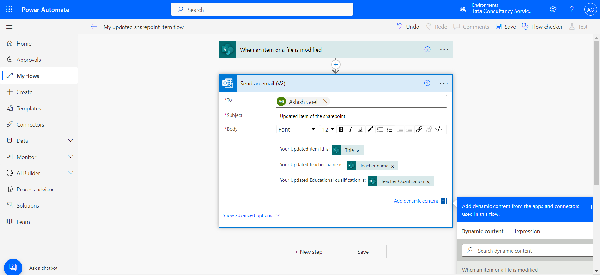 Add a condition to a Power Automate flow