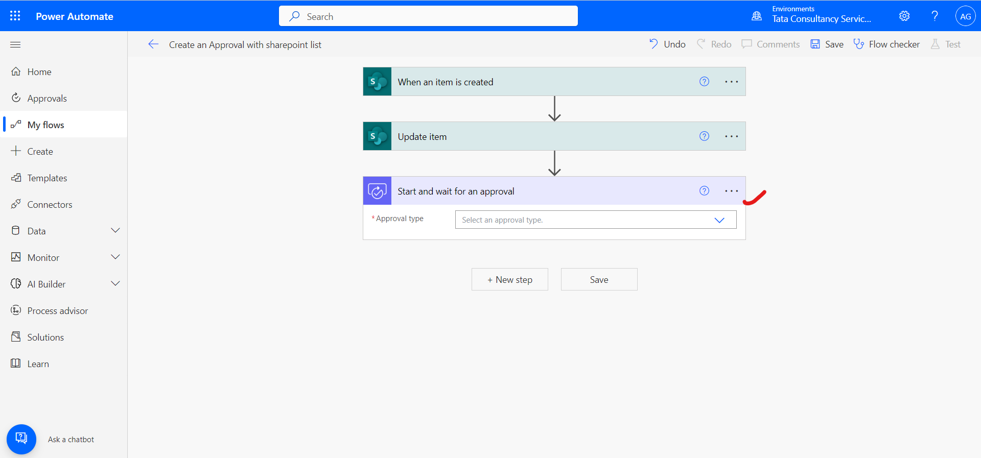 Create an Approval Flow with SharePoint list