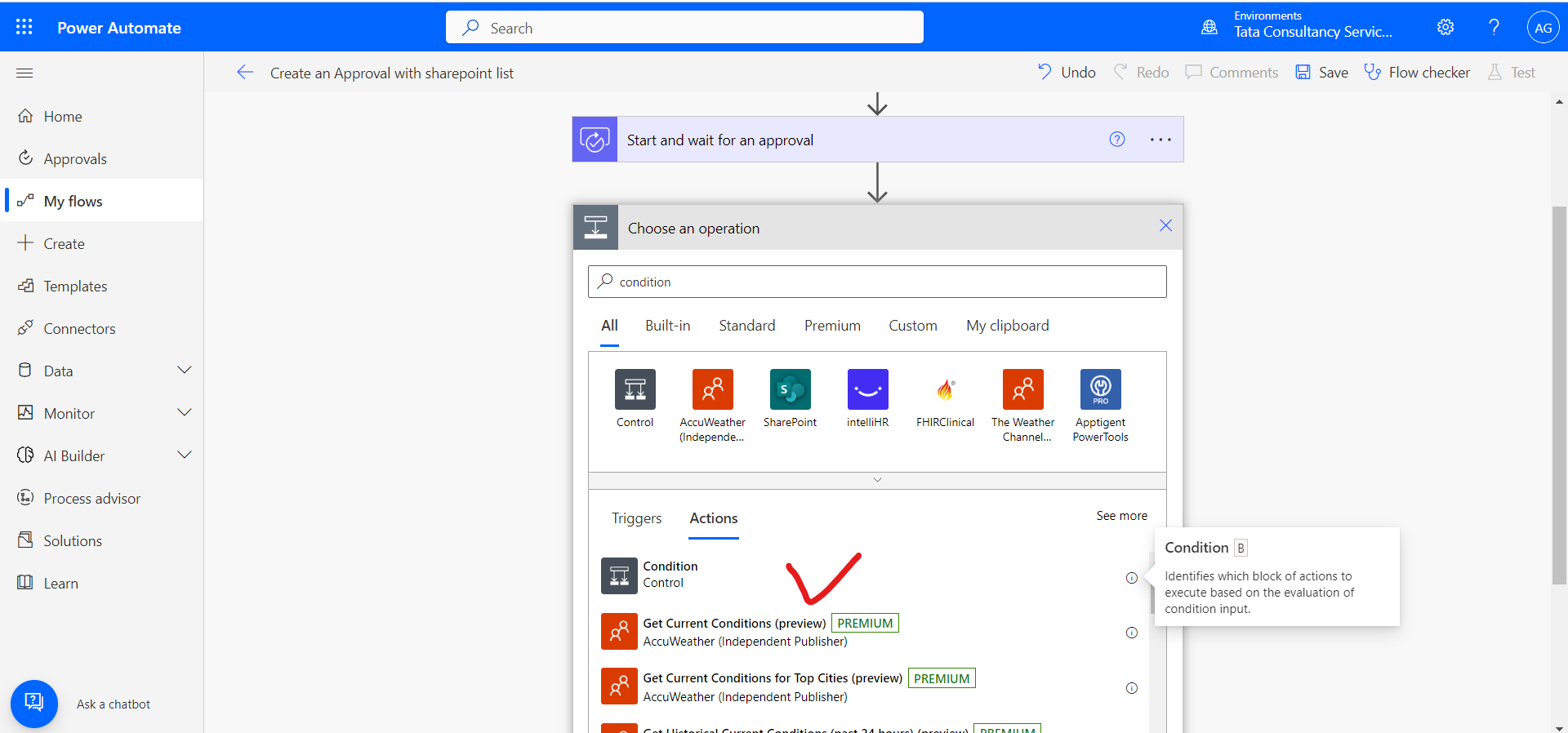 Create an Approval Flow with SharePoint list