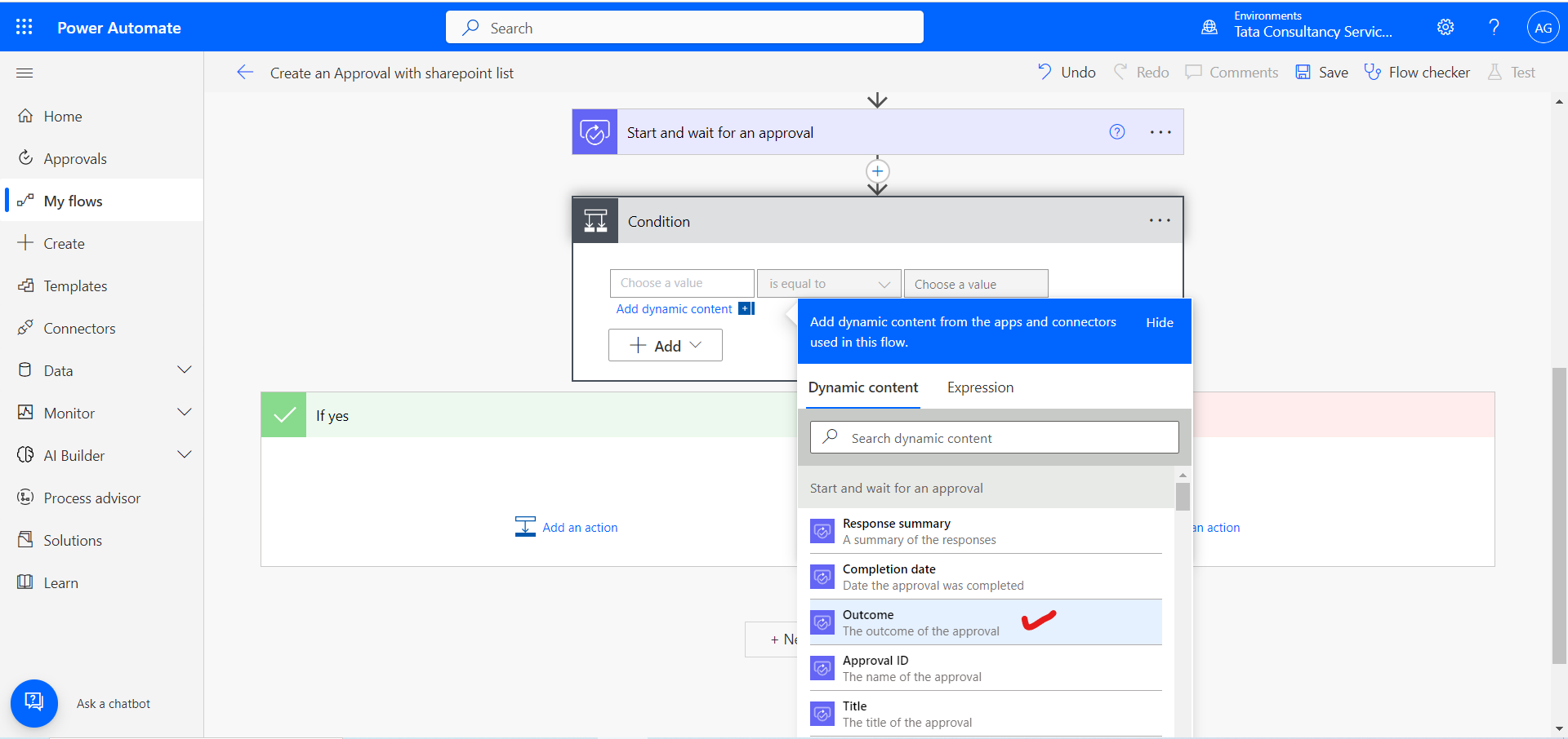 Create an Approval Flow with SharePoint list