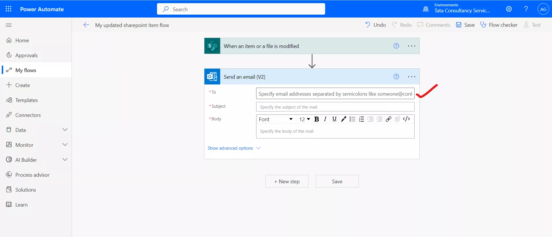 With Trigger Expressions Trigger Power Automate flow