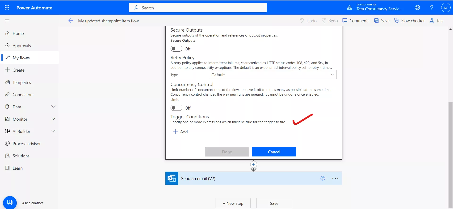 With Trigger Expressions Trigger Power Automate flow