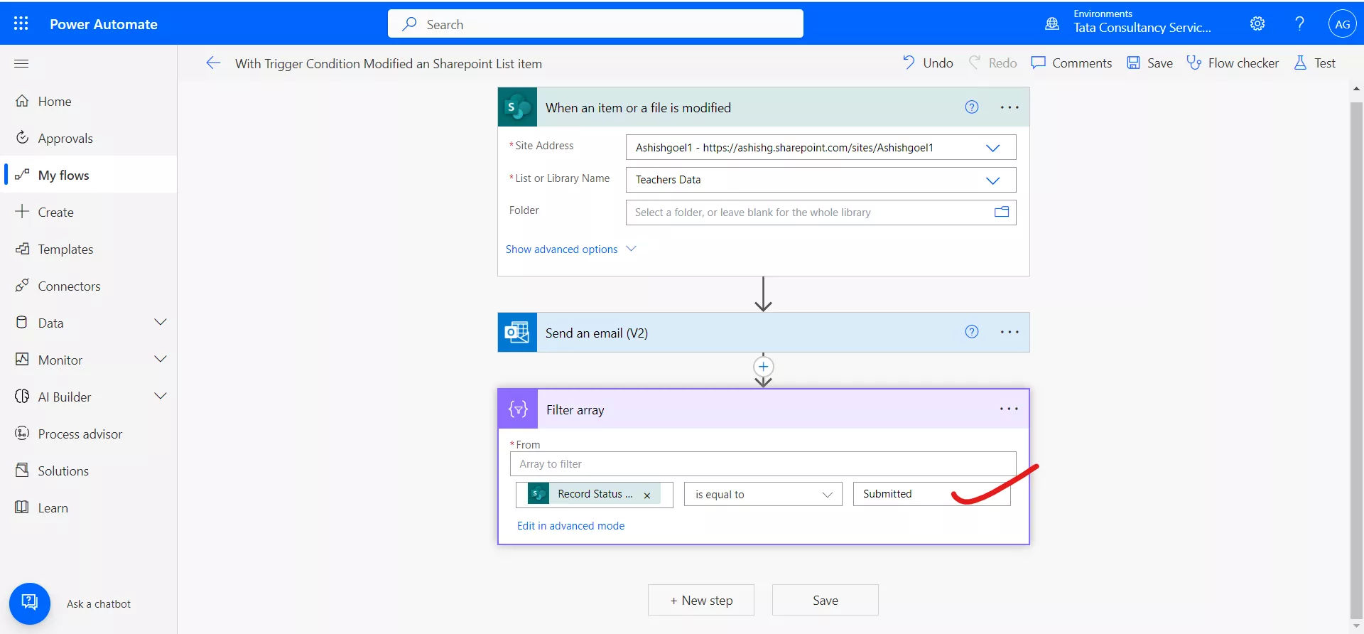 With Trigger Expressions Trigger Power Automate flow