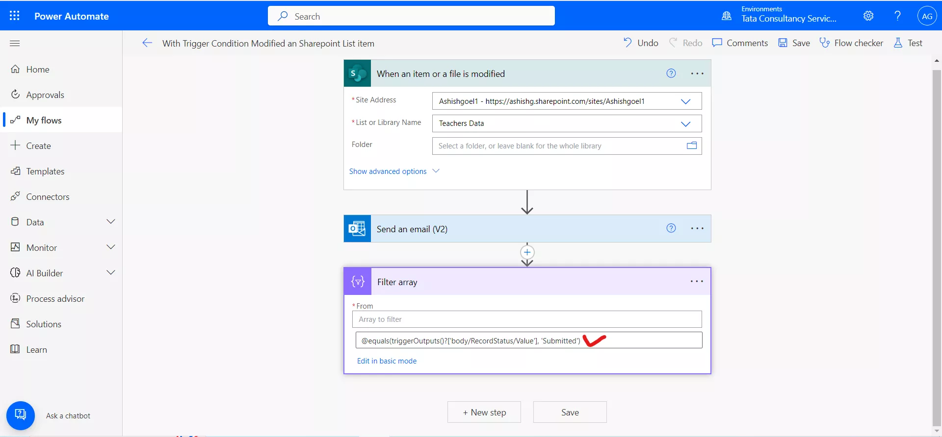 With Trigger Expressions Trigger Power Automate flow