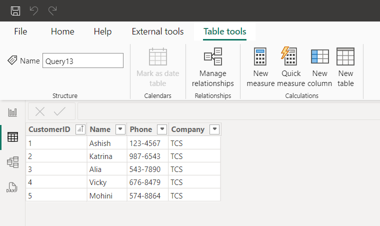 EXCEPT dax function in Power BI EXCEPT dax function in Power BI