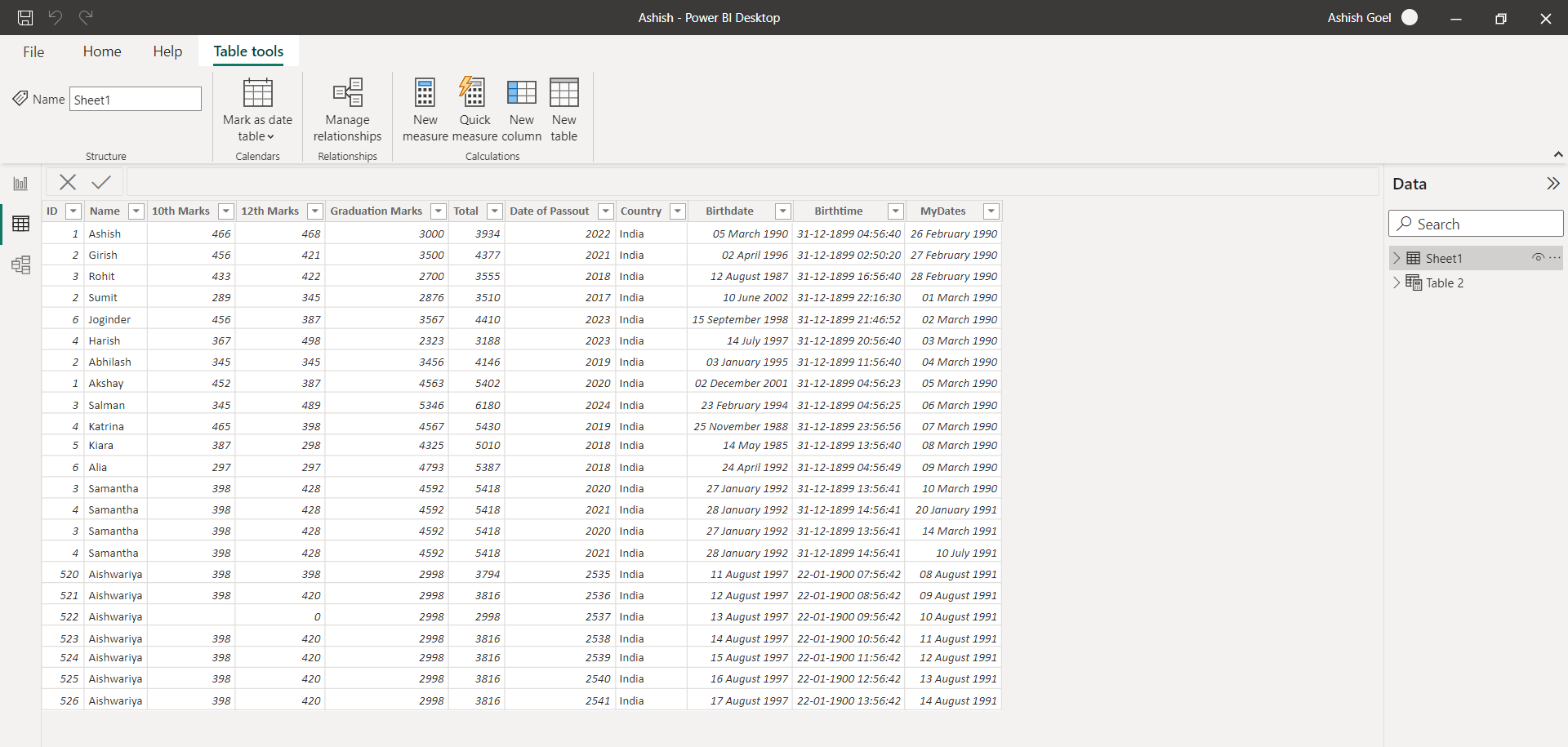 FILTER dax function