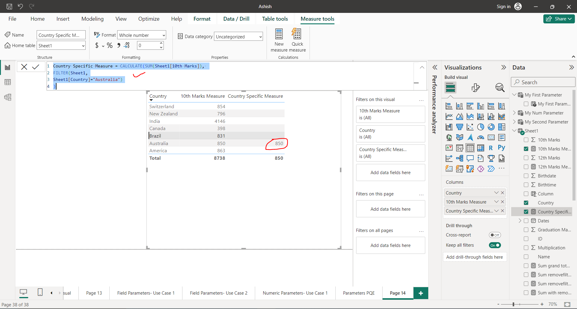 FILTER dax function