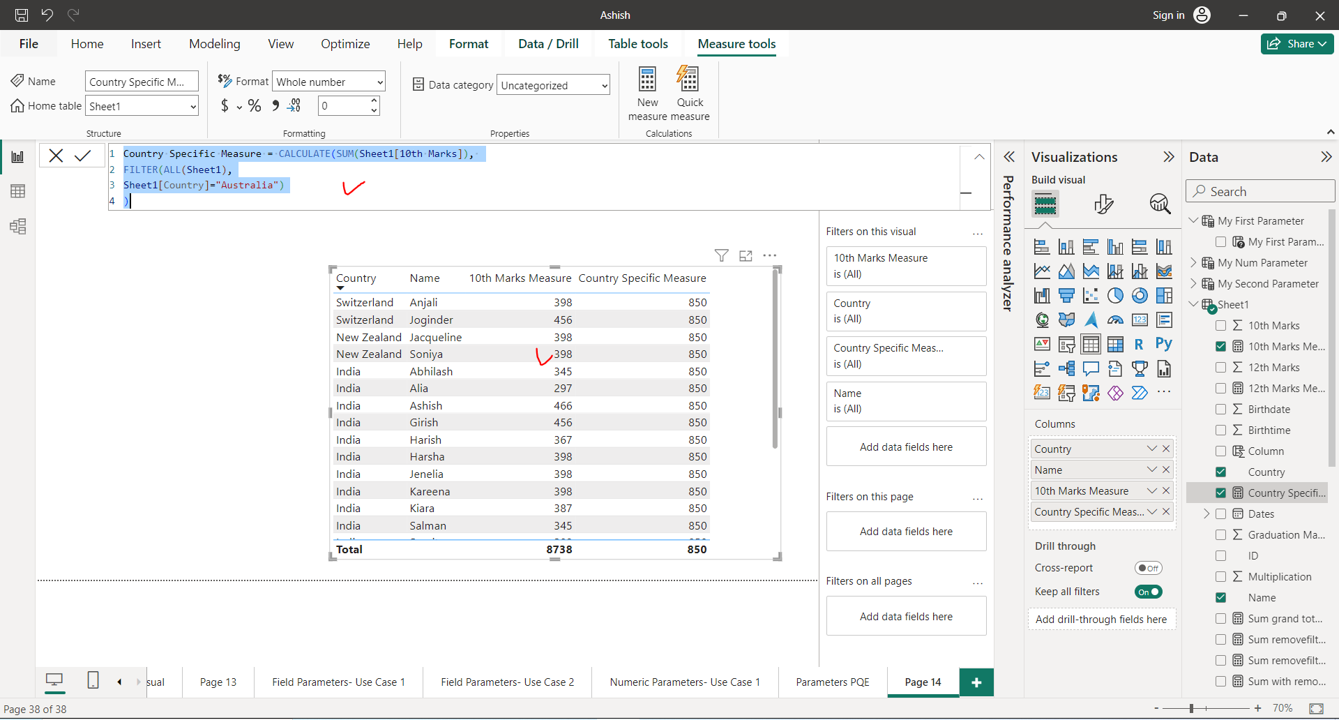 FILTER dax function