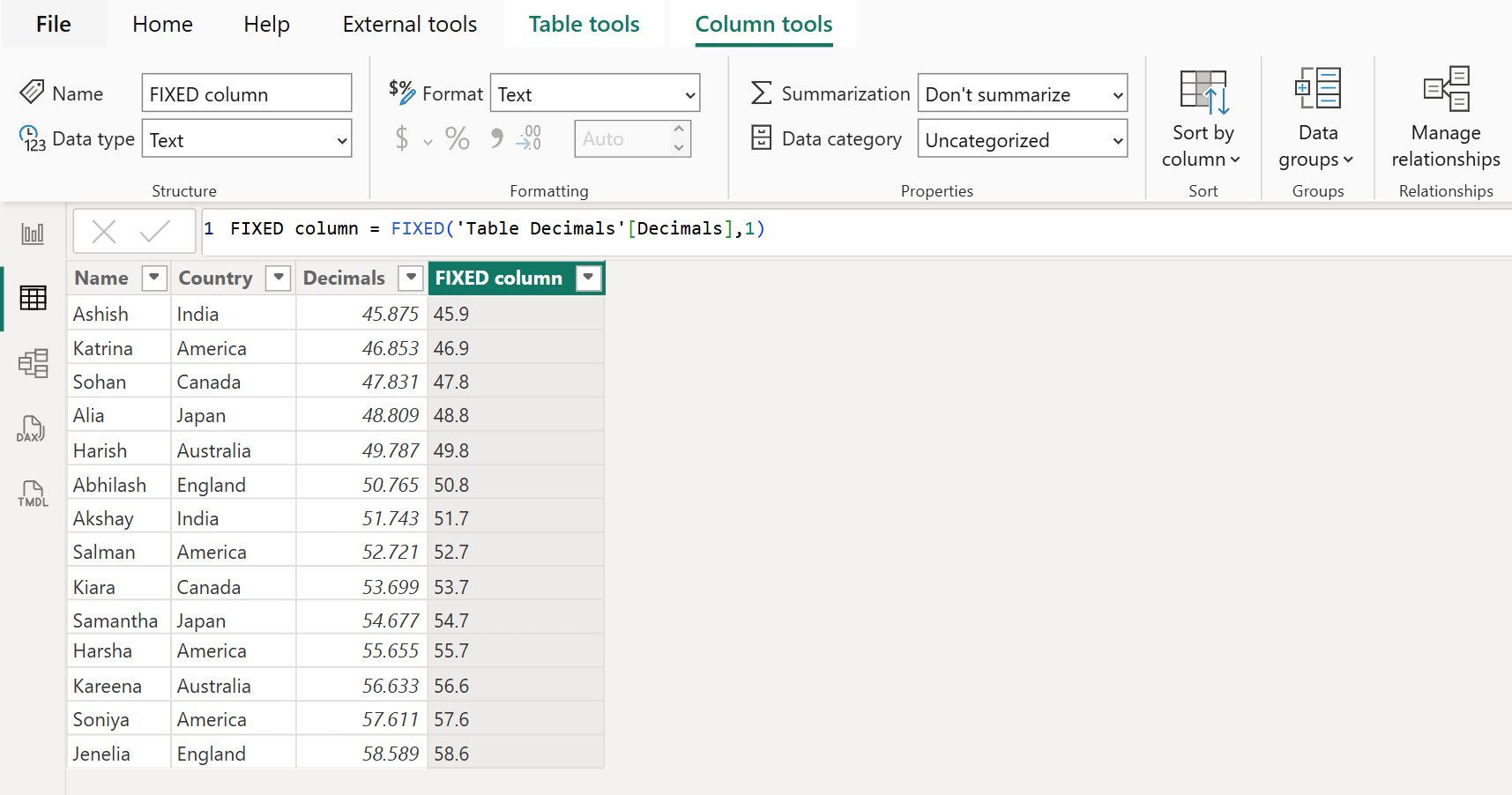FIXED dax function in Power BI FIXED dax function in Power BI