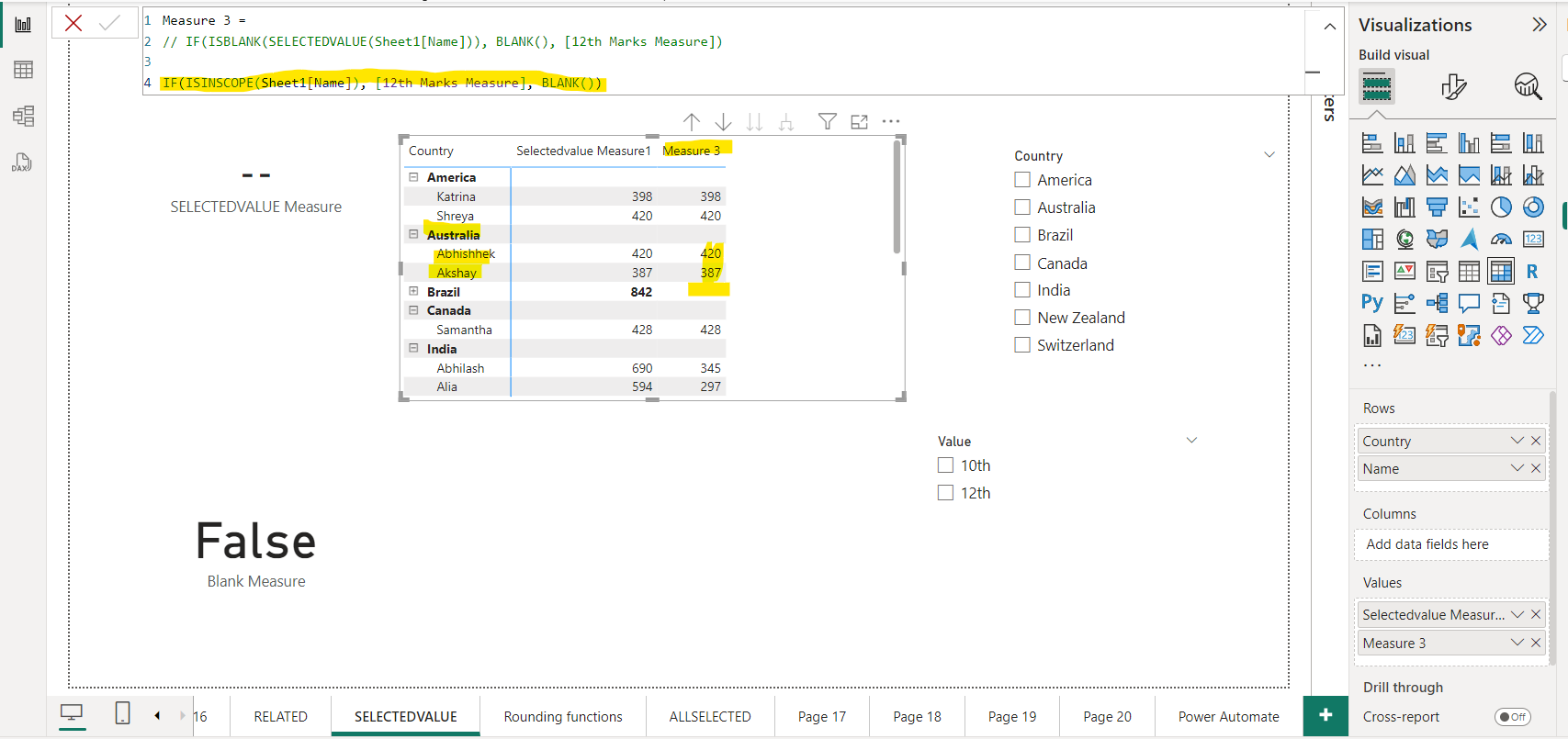 ISINSCOPE DAX function in Power BI ISINSCOPE DAX function in Power BI