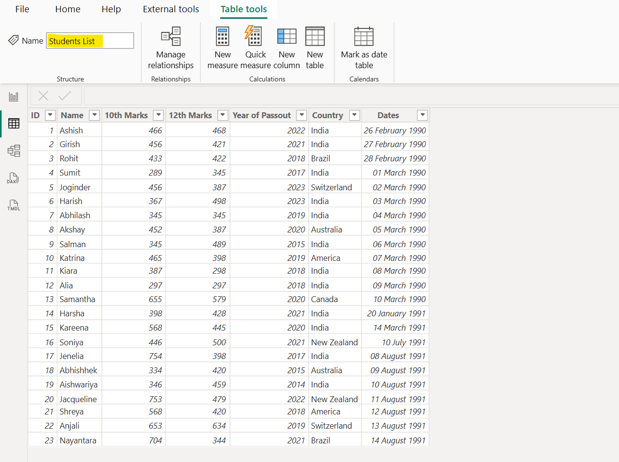 MAXA dax function in Power BI MAXA dax function in Power BI