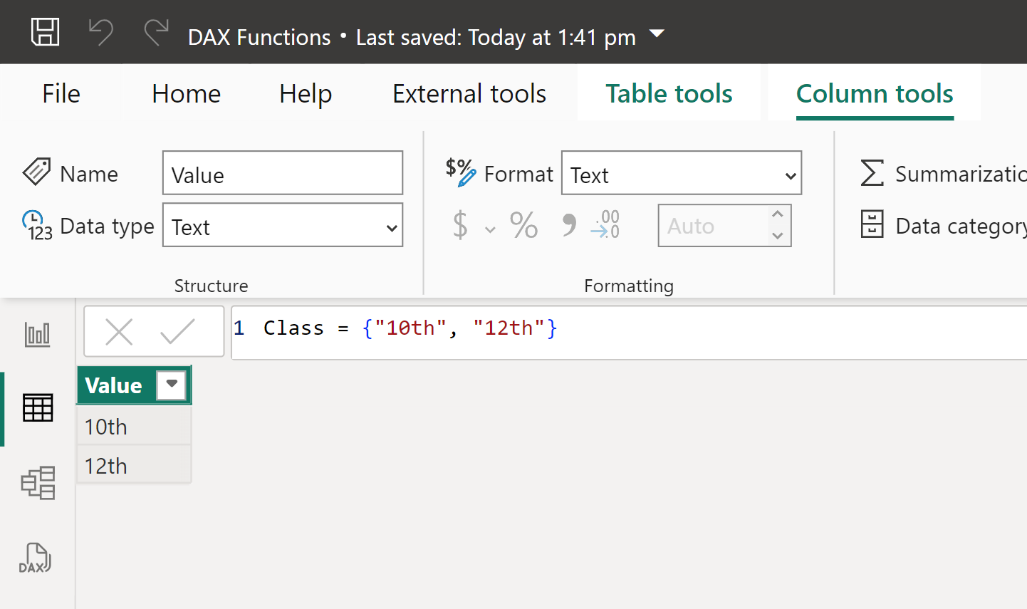 SELECTEDVALUE DAX function in Power BI