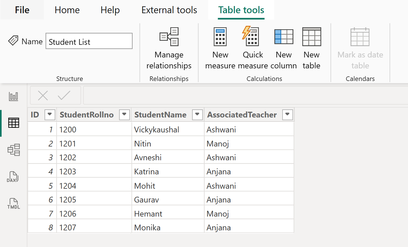 TOCSV DAX Function in Power BI TOCSV DAX Function in Power BI