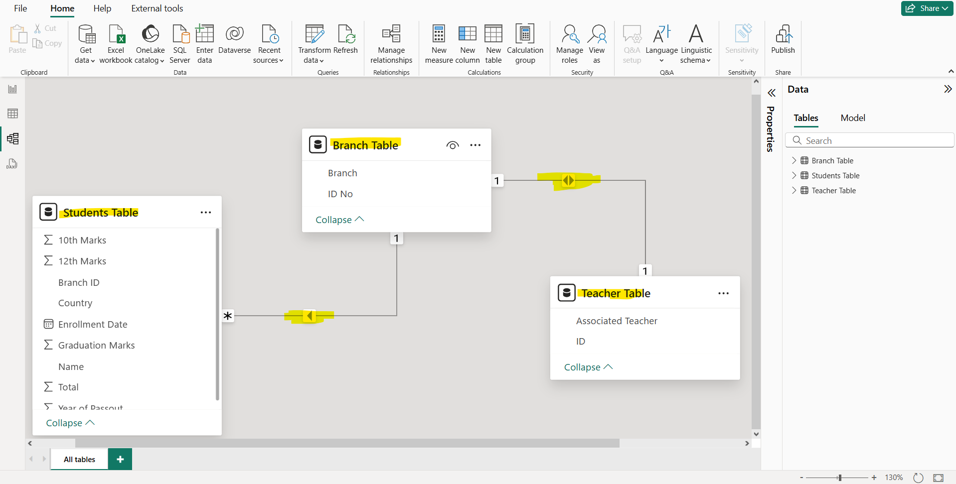 Filter propagation in Model view in Power BI Filter propagation in Model view in Power BI