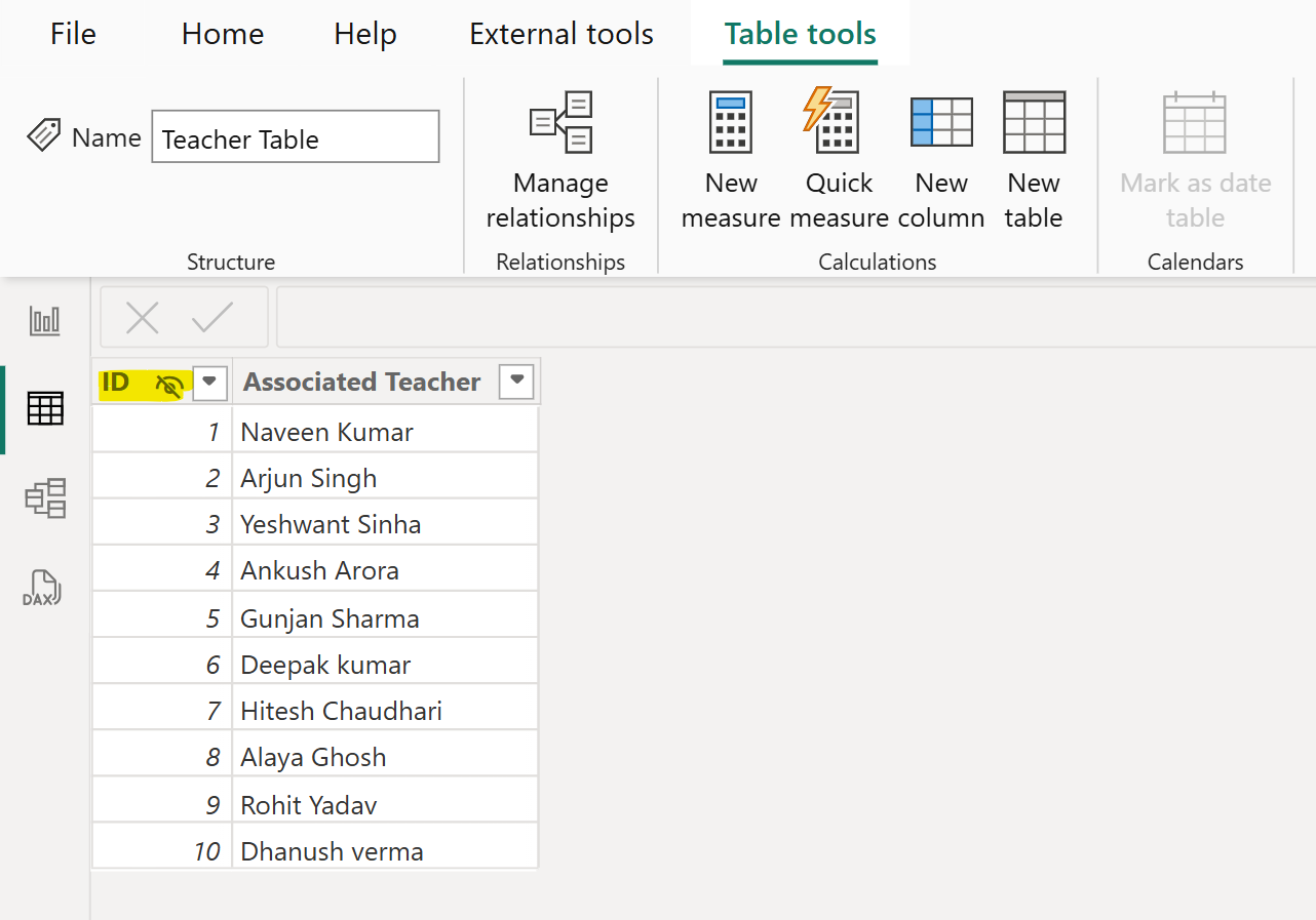 Model View in Power BI Model View in Power BI