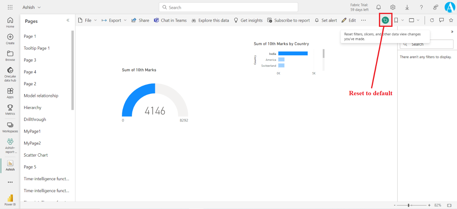 Persistent Filters (Allow saving filters) in the Power BI Service