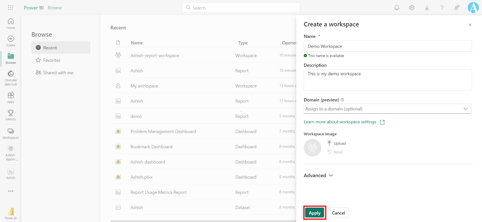 Workspace and its roles