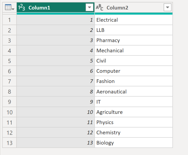 Demote Header in Power BI Demote Header in Power BI